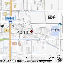 奈良県磯城郡田原本町阪手282周辺の地図