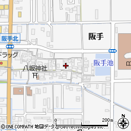 奈良県磯城郡田原本町阪手277周辺の地図