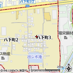 大阪府堺市東区八下町3丁周辺の地図