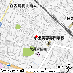 大阪府堺市北区中百舌鳥町4丁45-6周辺の地図