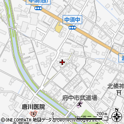 広島県府中市中須町1022周辺の地図