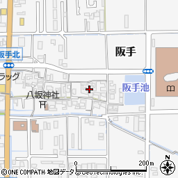 奈良県磯城郡田原本町阪手276周辺の地図