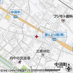 広島県府中市中須町840周辺の地図