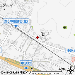 広島県府中市中須町287周辺の地図