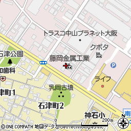 大阪府堺市堺区石津北町109周辺の地図