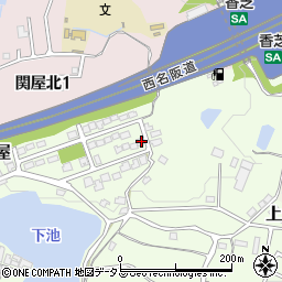 奈良県香芝市上中1268-115周辺の地図