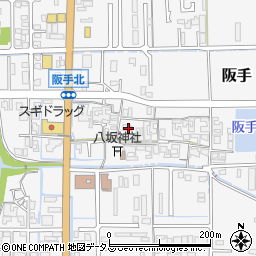 奈良県磯城郡田原本町阪手294周辺の地図