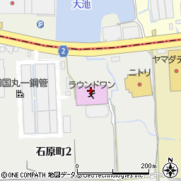ラウンドワン堺中央環状店　カラオケ周辺の地図