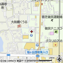 奈良県香芝市上中793-2周辺の地図