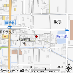 奈良県磯城郡田原本町阪手280周辺の地図