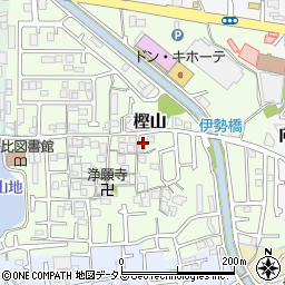 大阪府羽曳野市樫山248周辺の地図