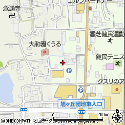 奈良県香芝市上中796周辺の地図