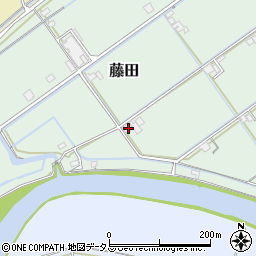 岡山県岡山市南区藤田54周辺の地図