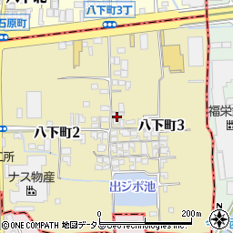 大阪府堺市東区八下町3丁24周辺の地図