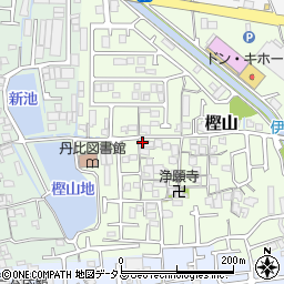 大阪府羽曳野市樫山207周辺の地図