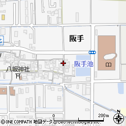 奈良県磯城郡田原本町阪手268-1周辺の地図