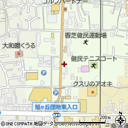 奈良県香芝市上中745周辺の地図