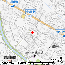 広島県府中市中須町1017周辺の地図