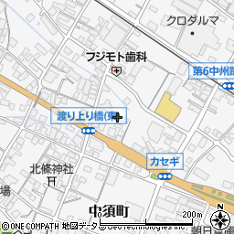 広島県府中市中須町727周辺の地図
