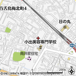 大阪府堺市北区中百舌鳥町4丁27周辺の地図