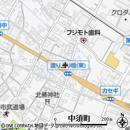広島県府中市中須町846周辺の地図