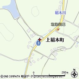 岡山県井原市上稲木町541周辺の地図