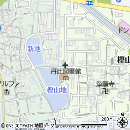 大阪府羽曳野市樫山44周辺の地図
