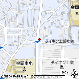 ファミリーマート堺金岡町店周辺の地図