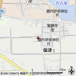 奈良県磯城郡田原本町保津183-6周辺の地図