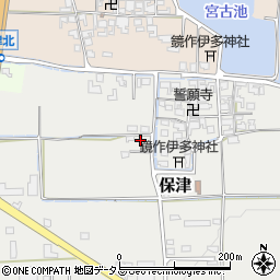 奈良県磯城郡田原本町保津183周辺の地図