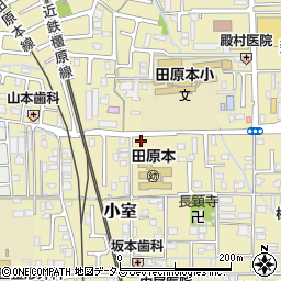 奈良県磯城郡田原本町390周辺の地図
