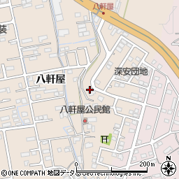 広島県福山市加茂町八軒屋327周辺の地図