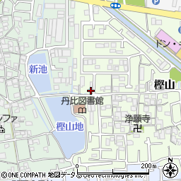 大阪府羽曳野市樫山45周辺の地図