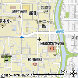奈良県磯城郡田原本町888周辺の地図