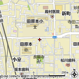 奈良県磯城郡田原本町376周辺の地図