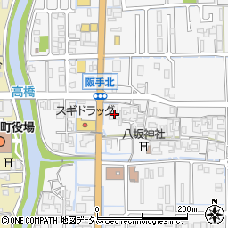 奈良県磯城郡田原本町阪手298周辺の地図