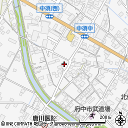 広島県府中市中須町1021周辺の地図