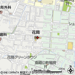 松阪市役所　花岡保育園周辺の地図