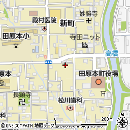 奈良県磯城郡田原本町362周辺の地図