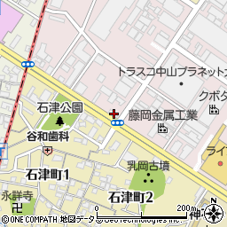 大阪府堺市堺区石津北町55-1周辺の地図