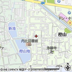 大阪府羽曳野市樫山46周辺の地図