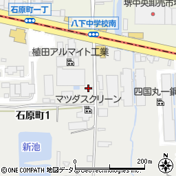 株式会社シェル石油大阪発売所　堺石原ＬＰＧ事業所周辺の地図