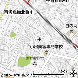 大阪府堺市北区中百舌鳥町4丁32周辺の地図