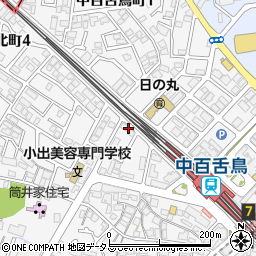 大阪府堺市北区中百舌鳥町4丁77周辺の地図