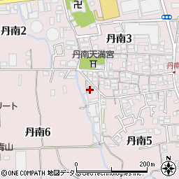 大阪府松原市丹南周辺の地図
