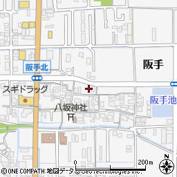 奈良県磯城郡田原本町阪手200周辺の地図