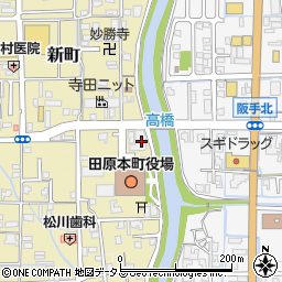 奈良県磯城郡田原本町新町282-2周辺の地図