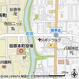 奈良県磯城郡田原本町阪手174周辺の地図