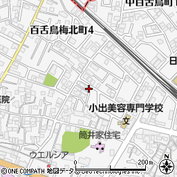 大阪府堺市北区中百舌鳥町4丁463-8周辺の地図