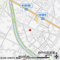 広島県府中市中須町1036周辺の地図